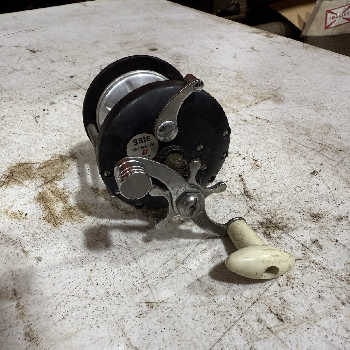 best vintage fishing reels Vintage Ocean City True Temper 981E Bait Casting Fishing Reel Spooled – Iron Trap Garage