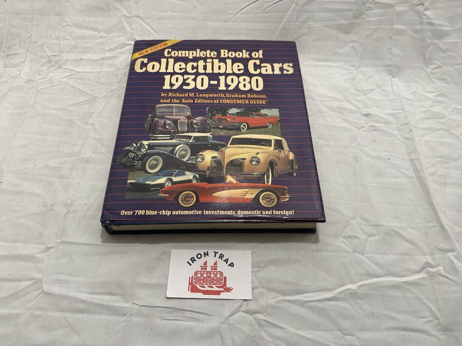 COMPLETE BOOK OF COLLECTIBLE CARS 1930 - 1980 Hardcover With Dust