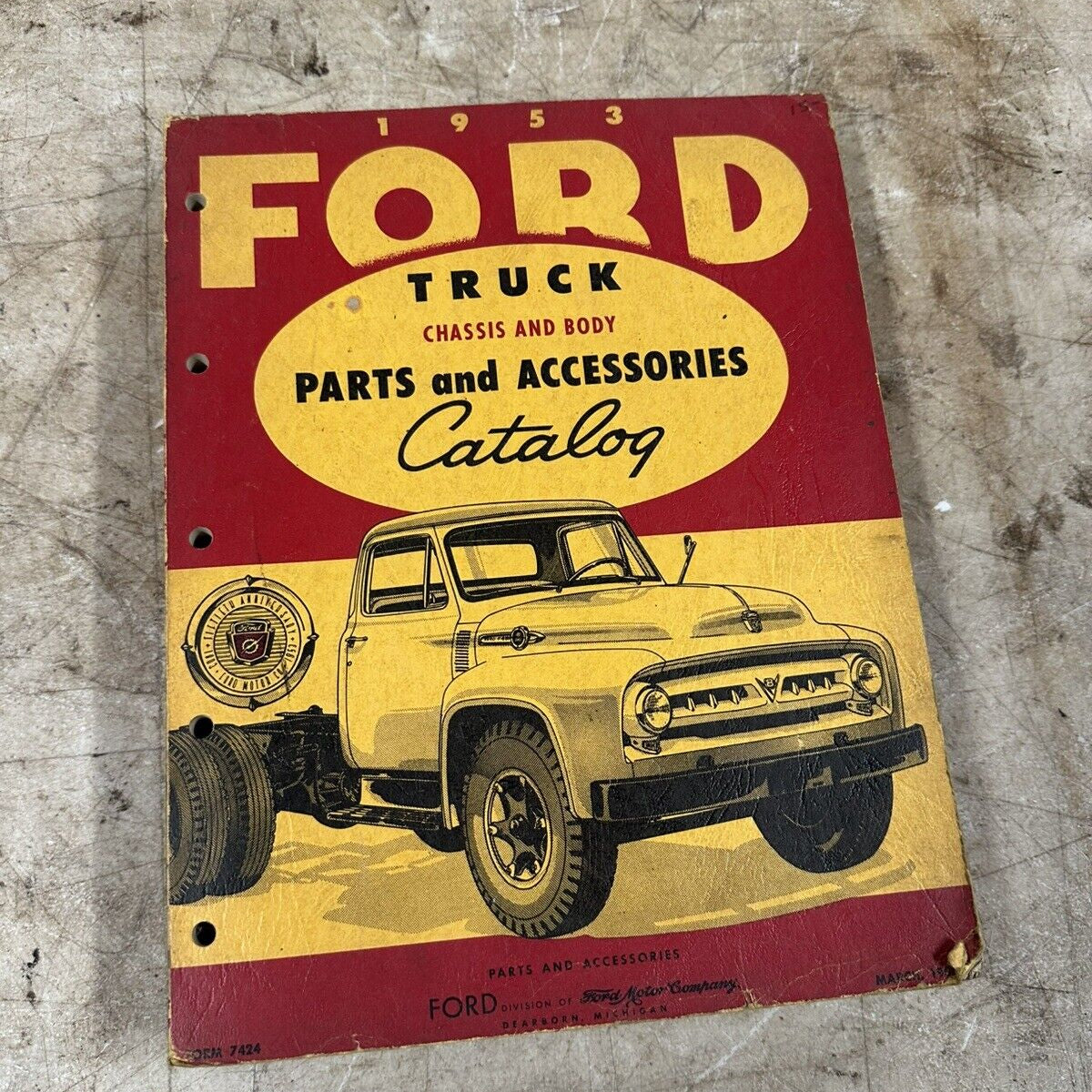 1953 Ford Truck Parts & Accessories Catalog, Body and Chassis Parts Bo
