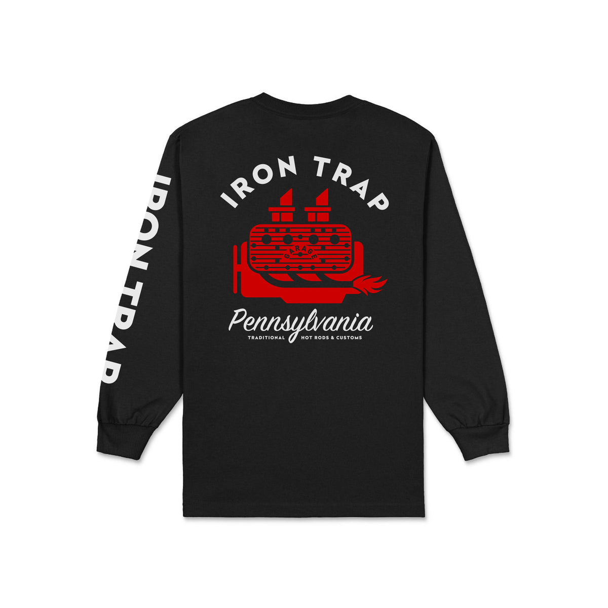 Iron Trap Club Long Sleeve Tee Iron Trap Garage