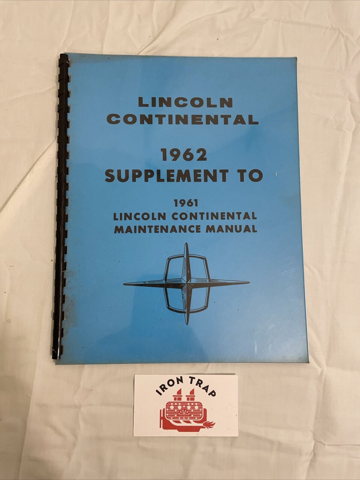 CONTINENTALベントレーコンチネンタルオーナーズハンドブック取扱説明書 1962 Lincoln Continental Supplement to 1961 Maintenance Manual #41