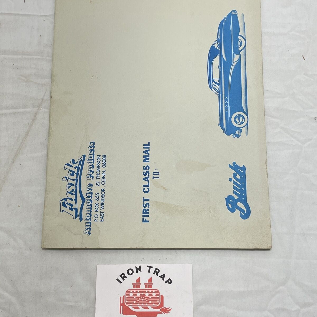 Fusick Automotive Products Catalog No. 8B, Buick Parts, 41 Iron Trap