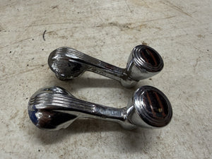 1940s 1950s Buick Vent Window Crank Handles vtg GM interior Pontiac Chevrolet