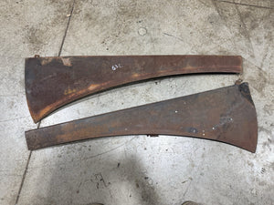 1940 Chevy Lower HOOD SIDE PANELS Original GM pair