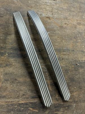 1940 Ford Deluxe Hood Front Edge Trim 2 Pc Large Thick Molding Grille Coupe