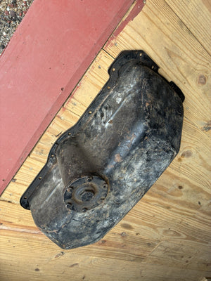 1928 Early Ford Model A Oil Pan w/ clean-out / inspection cover 1929 1930 1931