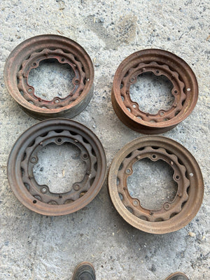 1936-1939 Ford Mercury 16”x4” Wide 5 Wheels Set Of 4 Coupe Sedan Roadster