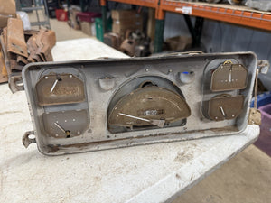 1940 Chevrolet Gauge Panel Instrument Cluster Housing Coupe Sedan Convertible