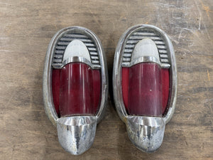 1956 Mercury Tail Lights Taillights Original Complete Coupe Sedan Convertible