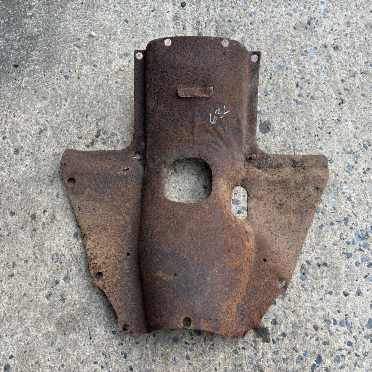 1935 1936 Ford Car Transmission Floor Cover Original Coupe Sedan Conve ...