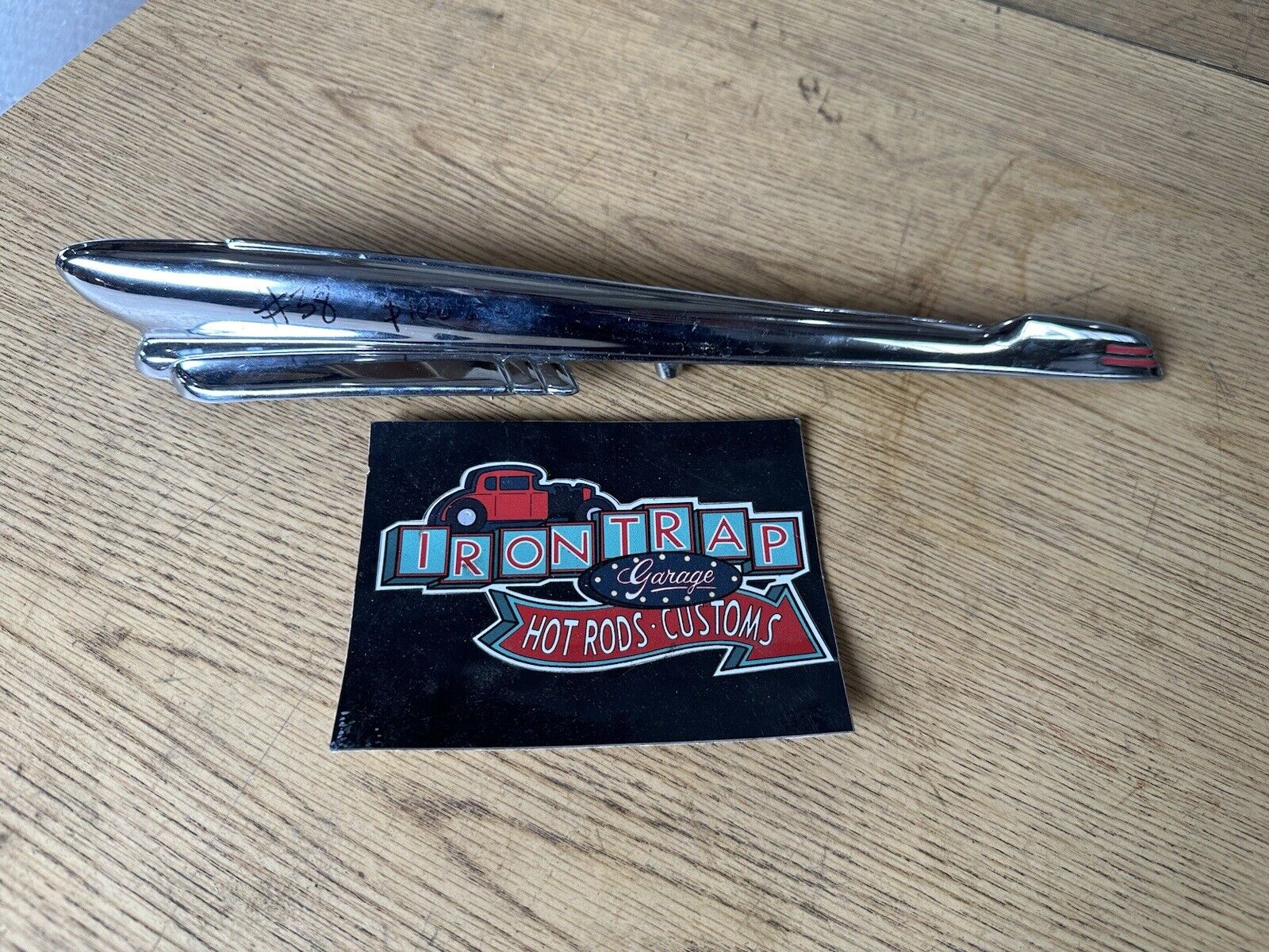 Original 1948 Chevy Hood Ornament Chevrolet Trim 3684376 Factory