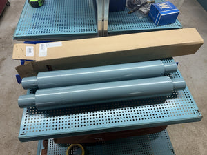 Pair of NOS SMITY mufflers Glass packs 22 inch body 2 inch opening