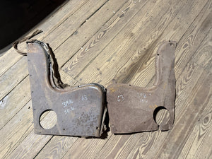 1935 1936 Ford Sedan Rear Armrest Pair Rear Interior Panel Tudor Original