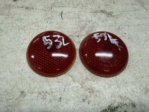 1937 Ford Glass Tail Light Lenses Car Coupe Sedan Convertible Hot Rod