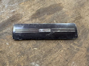 1940 Ford Radio Cover Delete Plate Dash Deluxe, Coupe & Sedan Block Off Plate.