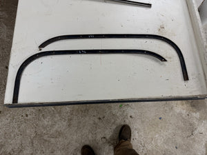 1935 1936 Ford Truck ABOVE DOOR WIND LACE TRIM Original pair Pickup Panel