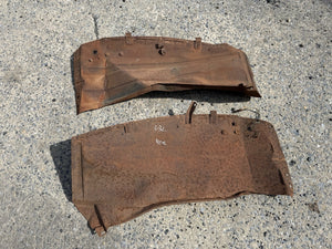 1940 Chevrolet Car Inner Fenders Pair Coupe Sedan Convertible Original
