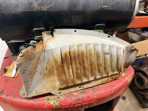 1936 Ford INNER FRONT FENDER PANELS Original Louvered Drivers Side