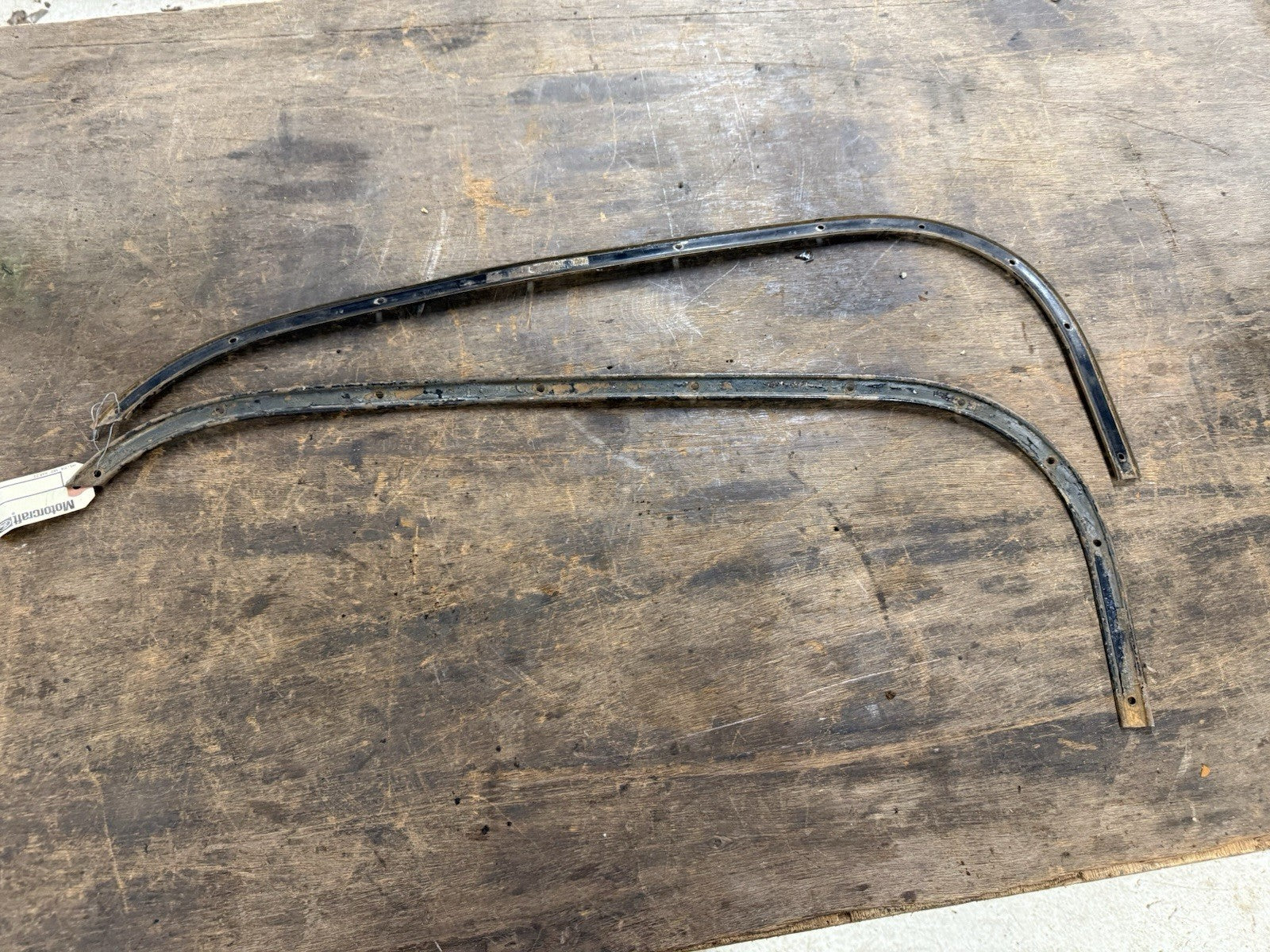 1935 1936 Ford Truck ABOVE DOOR WIND LACE TRIM Original pair