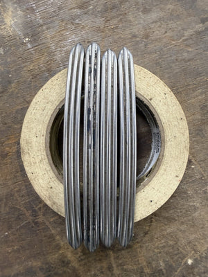 1940 Ford Grill Trim Pieces Original Set Of 4 Coupe Sedan Convertible