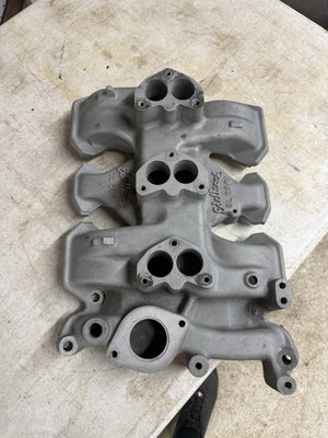 Edelbrock 303 324 Edelbrock Tri Power Large Port 3X2 OL396 Manifold Hot Rod
