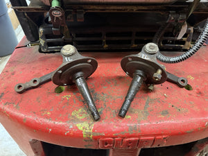 1937 - 1941 Ford FRONT SPINDLES Original pair Round Back