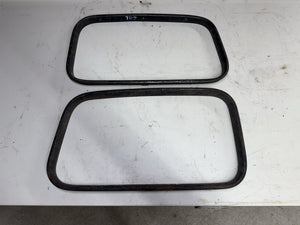 1935-1936 Ford Pair 4 Door Sedan Window Rear Door Garnish Molding Trim