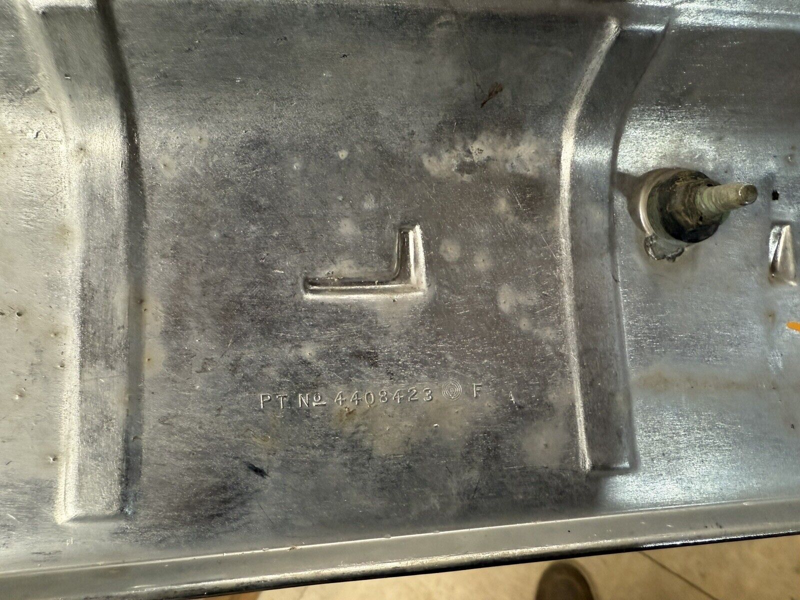 64 1964 Olds Cutlass 442 F85 Rear Tailpanel Vanity Filler Molding