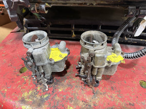 Pair Of Rebuilt Holley Ford Flathead Model 94 Series 8BA Carburetor 2 Barrel