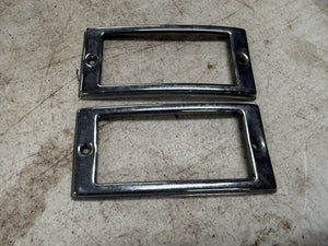 1950 Ford Custom Shoebox Parking Light Bezels  Original Sedan Convertible