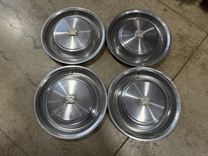 4 Vintage OEM 1974-79 Cadillac Calais Deville 15" Hubcaps Wheel Covers