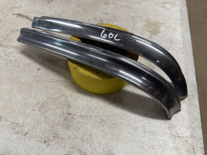 1951 Ford Custom Sedan Car Exterior Rear Quarter Panel Curved Trim Moldings