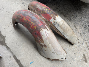 1936 Ford Coupe Roadster Pair Rear Fenders Original