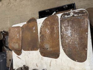 1940 Chevrolet Door Inspection Covers Coupe Sedan Pair