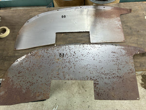 Mr. 40 1940 Ford Car IFS Front Inner Fender Panels Smooth Street Rod