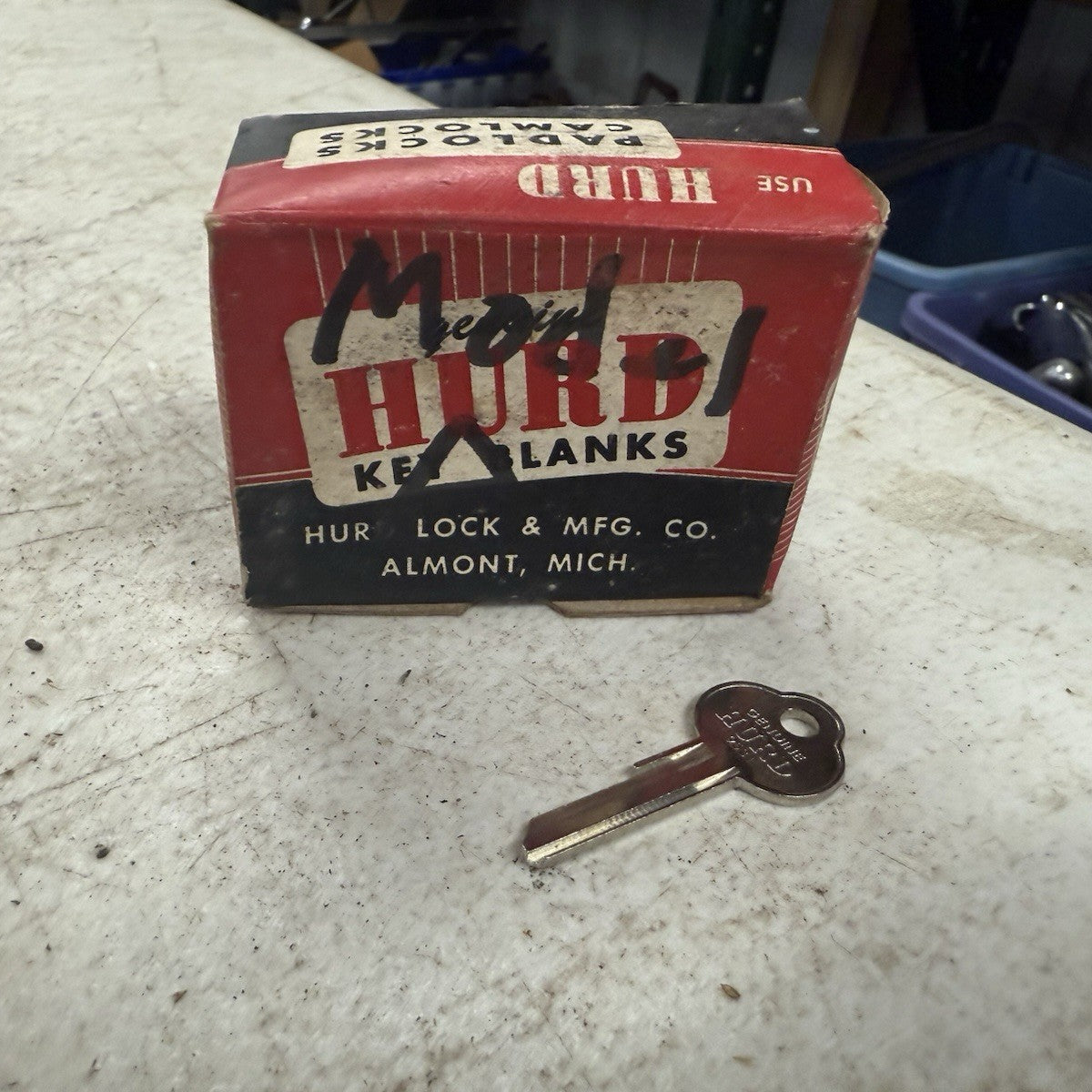 Genuine Hurd Key Blank 9531 Lock Padlock – Iron Trap Garage