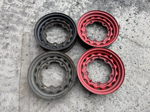 1936-1939 Ford Mercury 16”x4” Wide 5 Wheels Set Of 4 Coupe Sedan Roadster