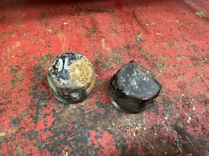 1936-1942 Ford Front Hub Grease Caps OEM Original Hotrod Ratrod Streetrod TROG