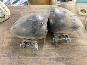 1937 Dodge Headlights Buckets Stands Pair Coupe Sedan Convertible