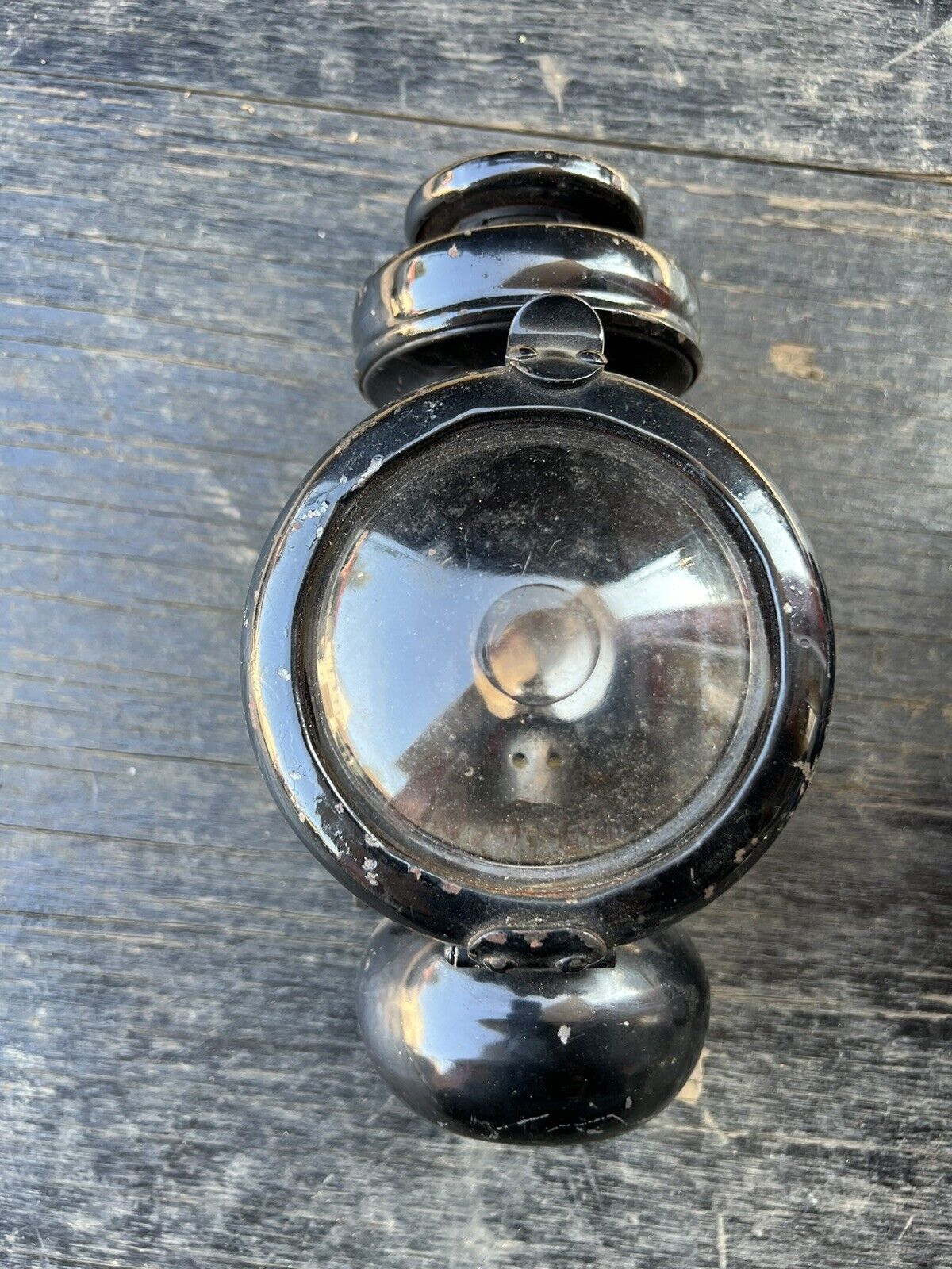 Antique 1900's Ford Model T Kerosene Cowl Lamp Tail Lantern, VERY