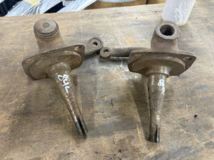 1948-1952 Ford F1 F2 F3 Pickup Truck Front Spindles Original Pair & Steering Arm