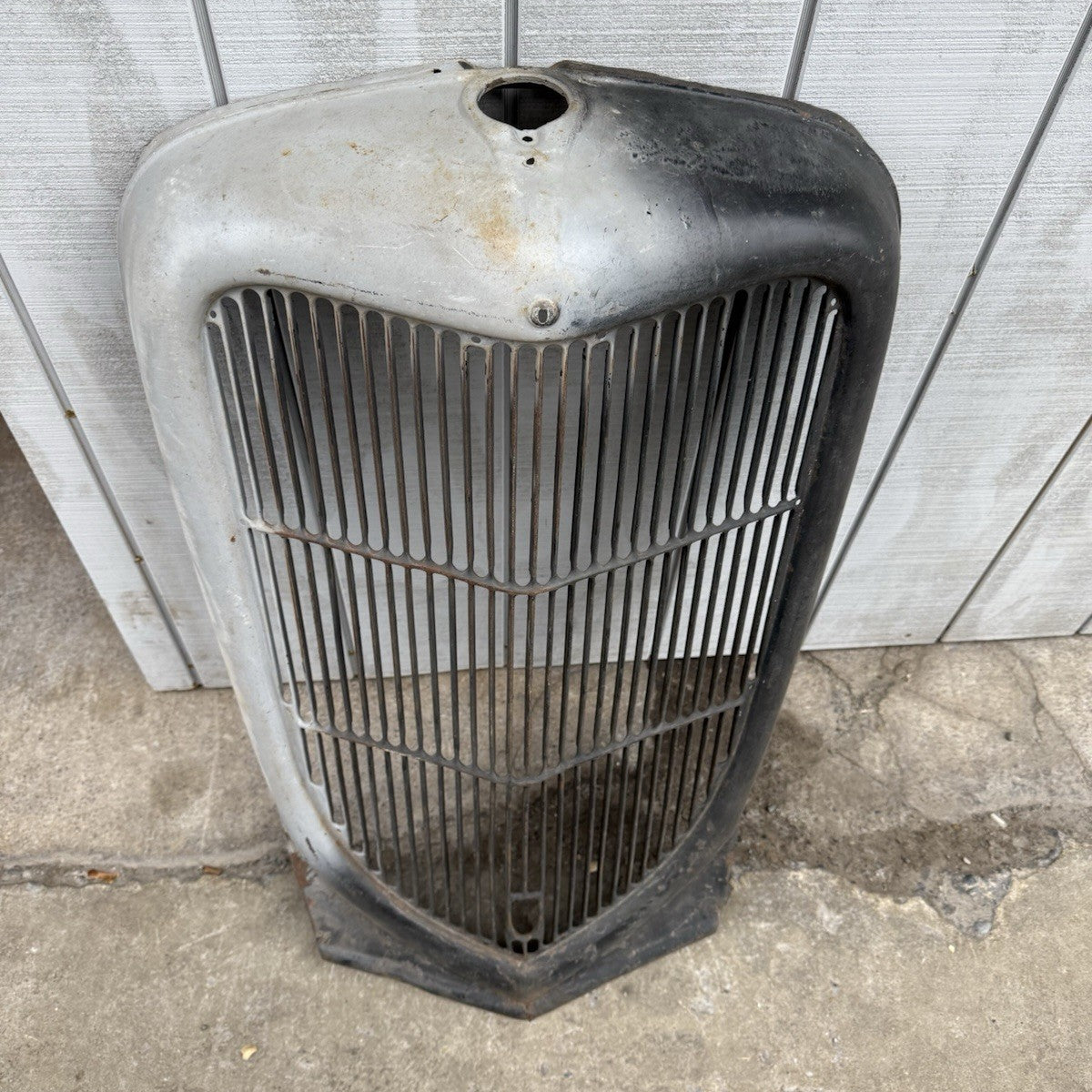 Ford Grill Shell 1935 Ford Pickup Grill Shell Grille NICE Original Truck 1/2 Ton Flathe ...