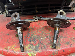 1937 - 1941 Ford FRONT SPINDLES Original pair Round Back
