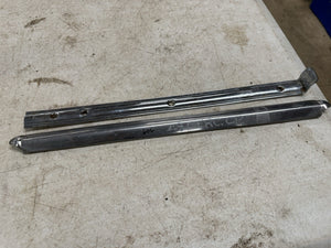 1949 1950 1951 Mercury Windshield Divider Trim  Original Inner Outer Stainless