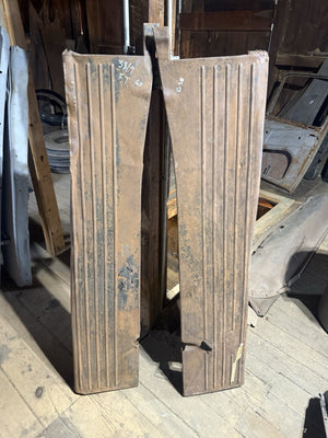 1938 1939 Ford Pickup Truck Running Board Pair 1/2 Ton Original Steel