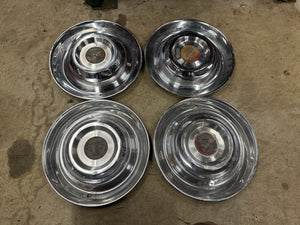 1954 54 1955 55 Cadillac Eldorado Fleetwood Hubcaps Wheel Cover Set Of 4