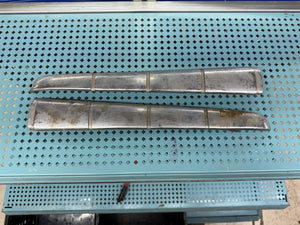 1946 Ford Car Upper Grill Trim Pair Coupe Sedan Convertible (Fits 46-48)