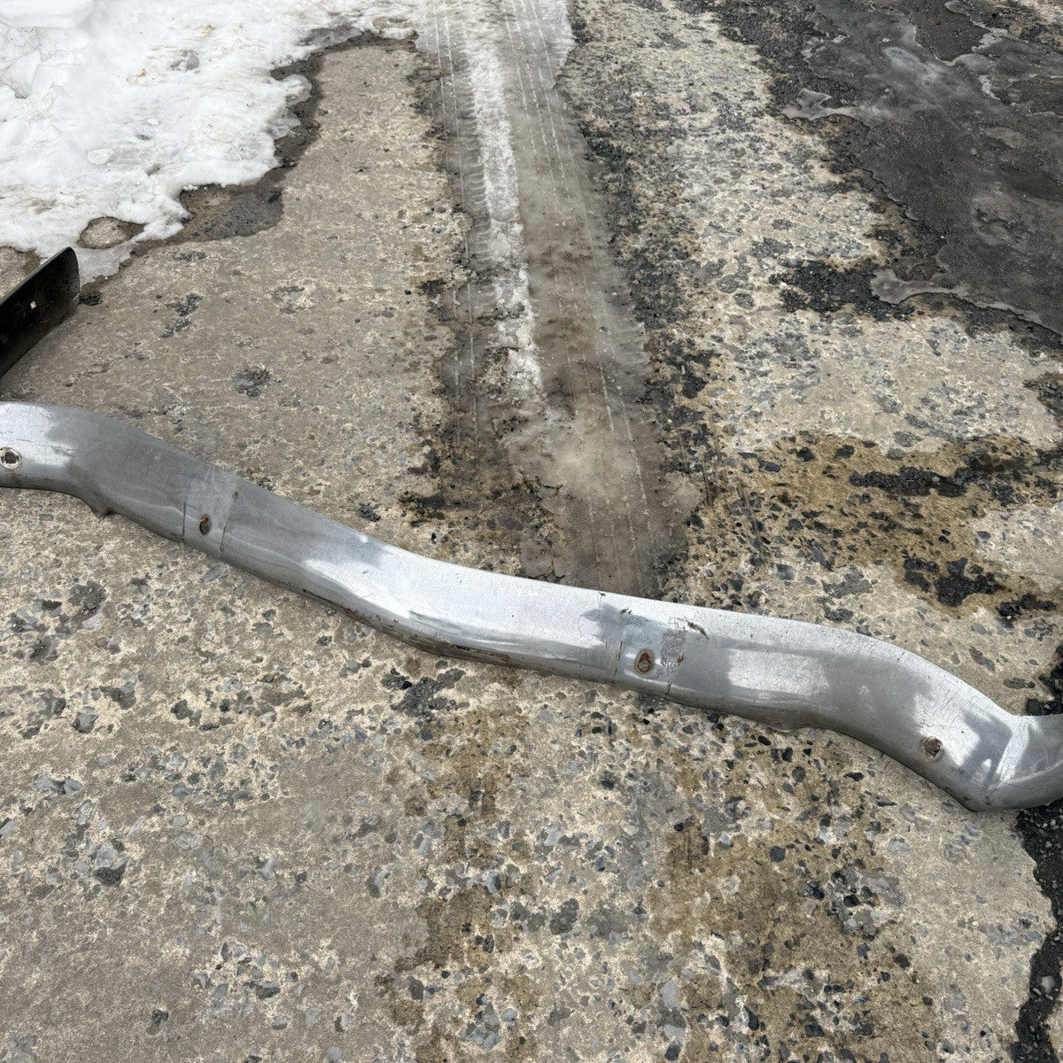 Ford 1955 55 1956 56 Fairlane Customline Used Front Bumper Original Ra ...