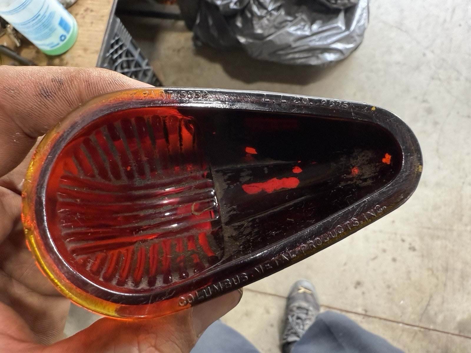 Vintage Cats-Eye Lenses Clearance Light Marker Cab Truck Trailer