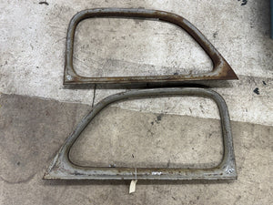 1946, 1947, 1948, Ford Coupe Door GARNISH MOLDINGS , With Vent Frames